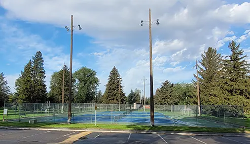 Tautphaus Park Tennis Court tennis lessons in Idaho Falls