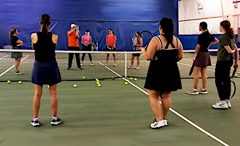 Tennis Clinic at IF Tennis Academy, Idaho Falls, ID.