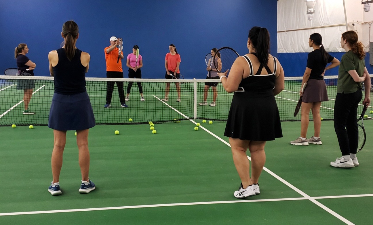 Tennis Clinic at IF Tennis Academy, Idaho Falls, ID.
